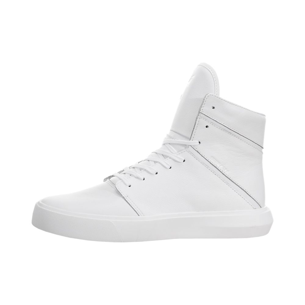 Chaussures de Skate Supra Camino Blanche White/White Femme | TLC-57662301